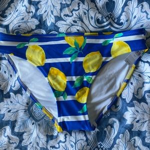 NWT Aerie lemon print bikini bottoms